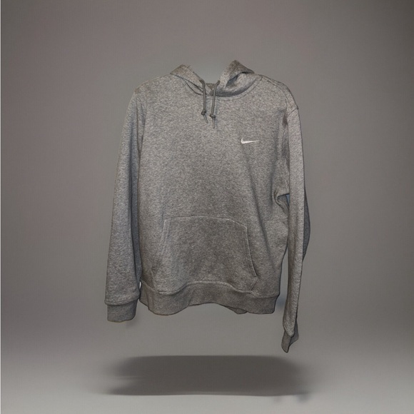 Nike Sportswear Club Fleece Gray Hoodie - Picture 1 of 2